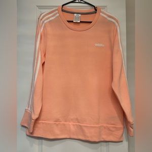 Adidas 3 Stripe Crewneck Sweatshirt. 
Cozy and classic.